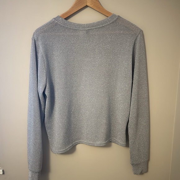 Silver Knit Long Sleeve - Picture 3 of 3